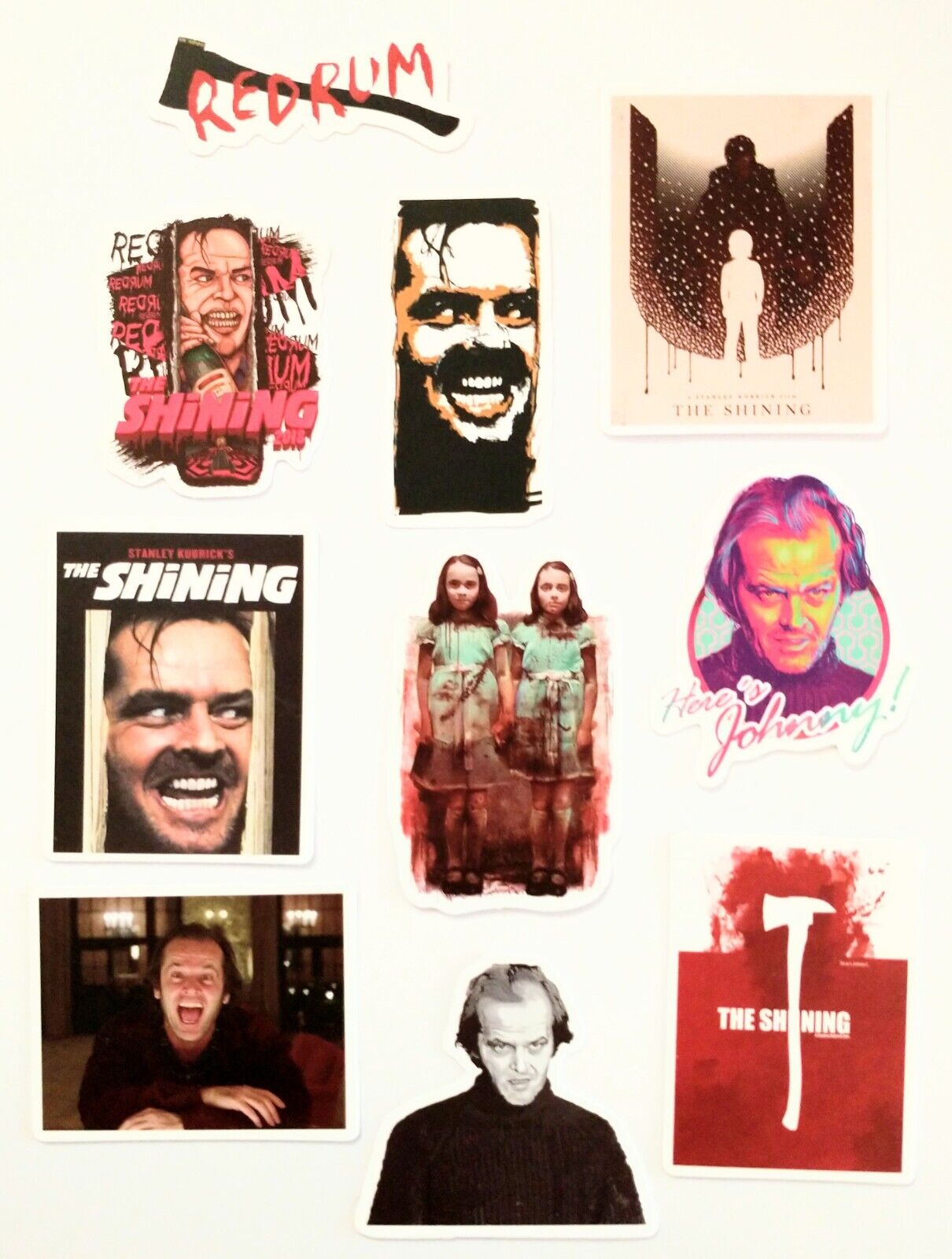 Shining Movie Art Stickers Set - Jack Nicholson!