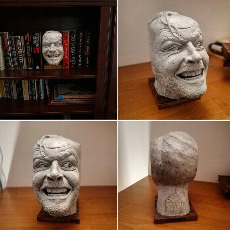 Johnny Sculpture: Shining Resin Desktop Bookend