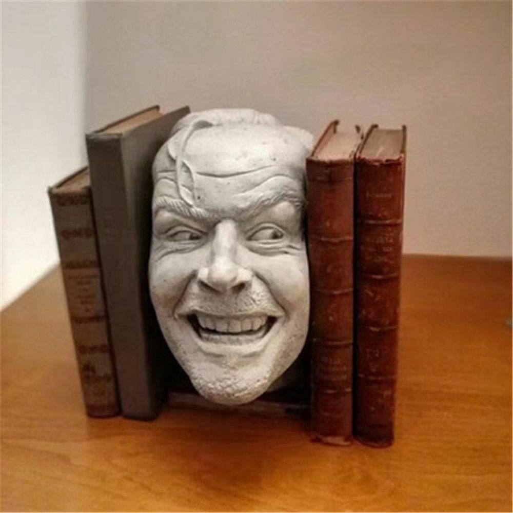 The Shining-inspired Desktop Bookshelf Sculpture for Protein Enthusiasts