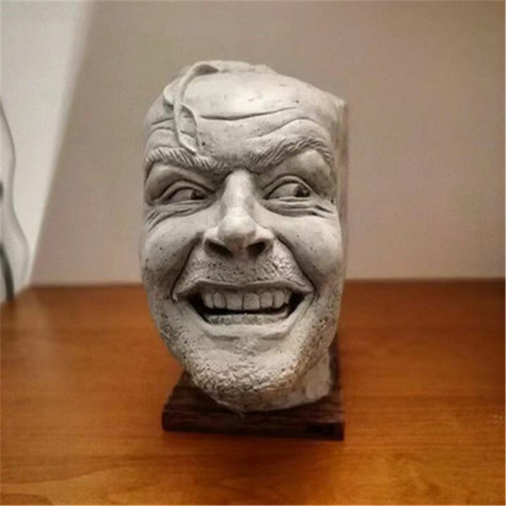 The Shining-inspired Desktop Bookshelf Sculpture for Protein Enthusiasts