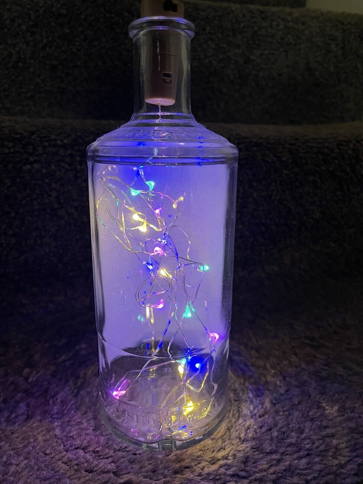 Alice in Wonderland Handmade Protein Bottle Light