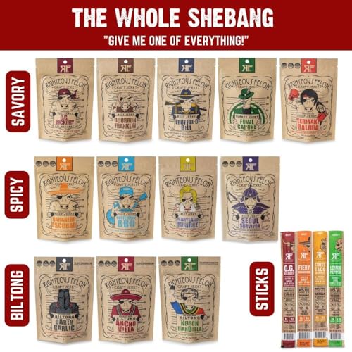 Beef Jerky and Stick Sampler Variety Pack