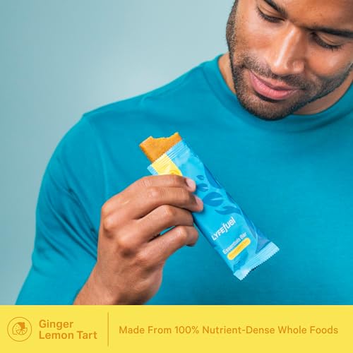 LyfeFuel's Essential Vegan Protein Bars - Ginger Lemon Tart