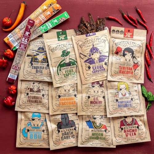 Beef Jerky and Stick Sampler Variety Pack