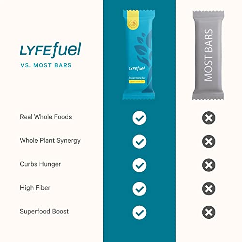LyfeFuel's Essential Vegan Protein Bars - Ginger Lemon Tart