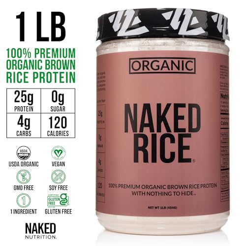 Organic Brown Rice Protein Powder - Vegan & GF