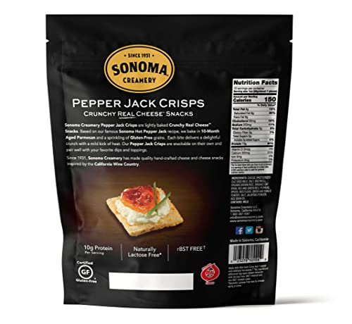 Pepper Jack Cheese Crisps - High Protein Keto Snack