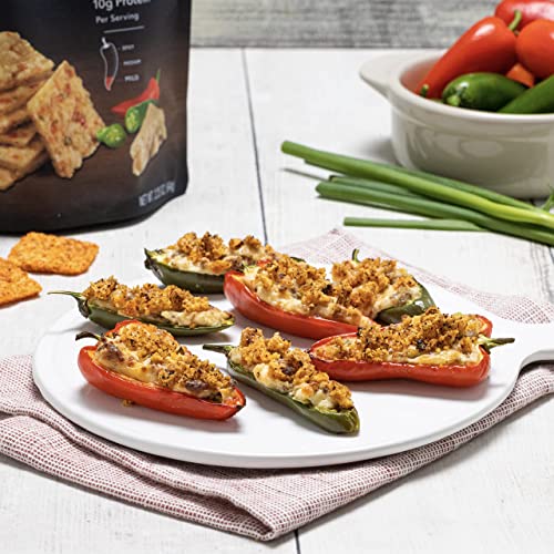 Pepper Jack Cheese Crisps - High Protein Keto Snack