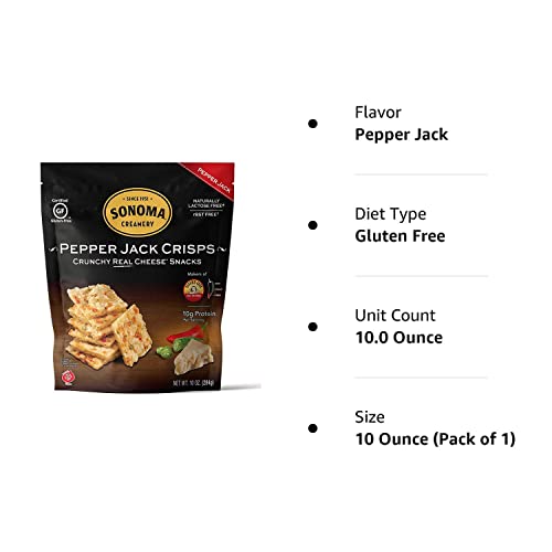 Pepper Jack Cheese Crisps - High Protein Keto Snack