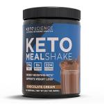 Keto Science Ketogenic Meal Shake Chocolate Dietary Supplement, Rich in MCTs and Protein, Keto and Paleo Friendly, Weight Loss, (14 servings), 20.49 Oz Packaging May Vary