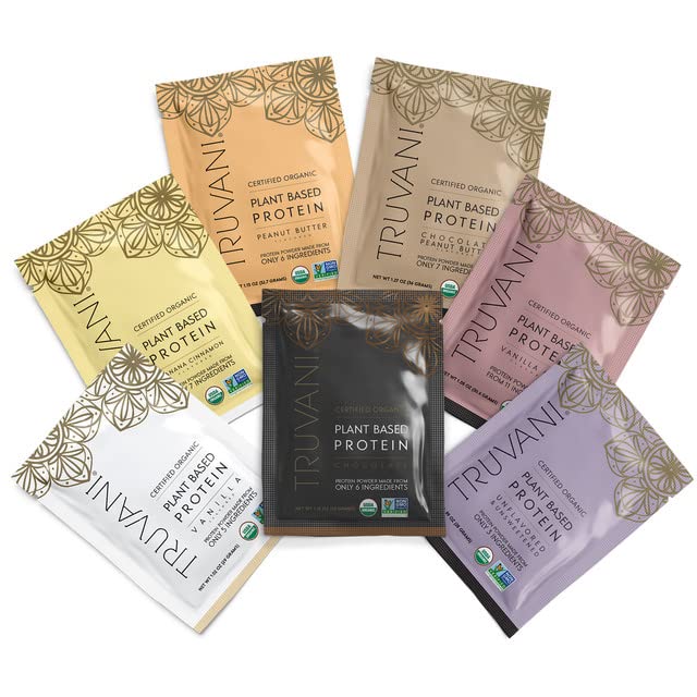 Truvani Organic Vegan Protein Powder Sampler