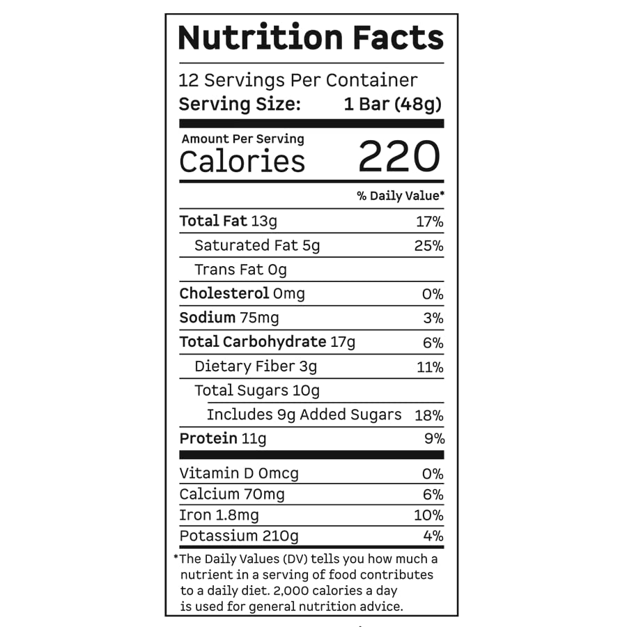 Grass-Fed Chocolate Protein Bars - 12 Pack