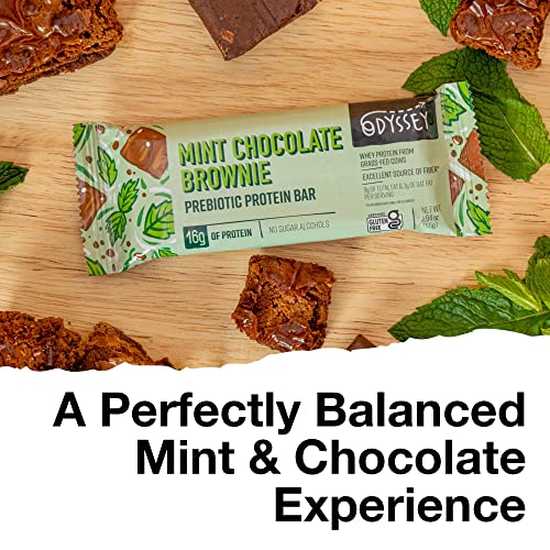Organic Mint Chocolate Brownie Protein Bars