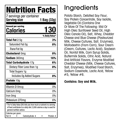 Cheddar Protein Crackers, Gluten-Free, 7ct