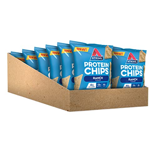 Atkins Ranch Protein Chips, Baked, Keto (12-Pack)