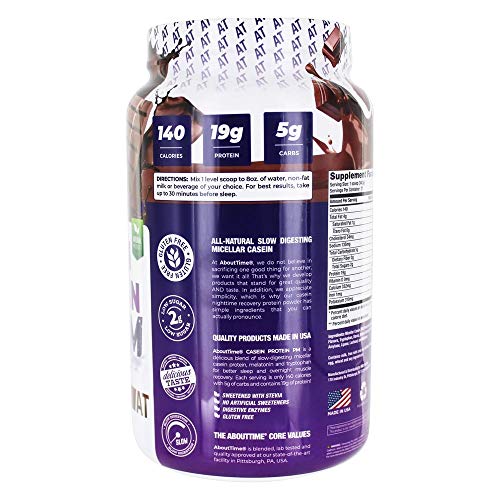 Chocolate Casein Protein for Nighttime Recovery