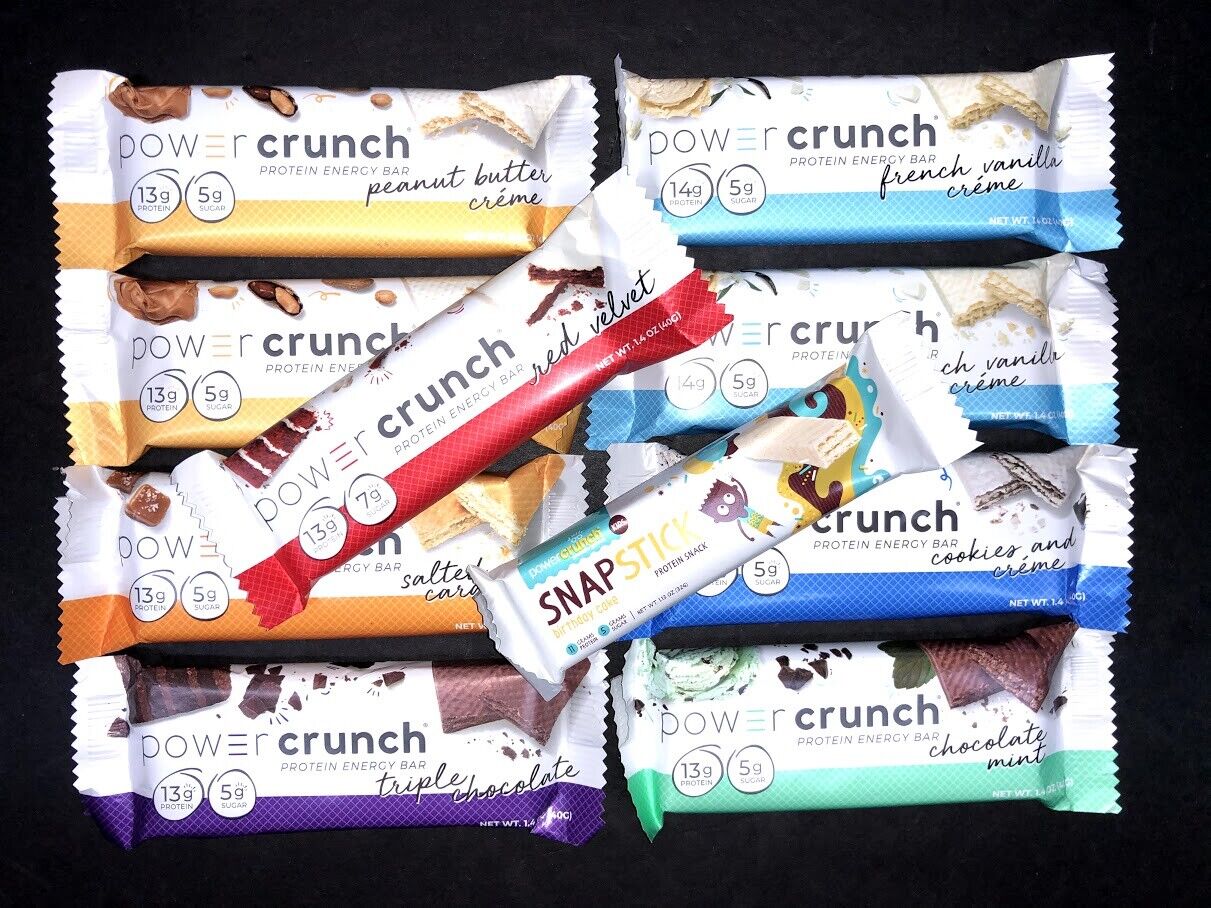 Assorted Flavor Protein Wafer Bars - Power Crunch
