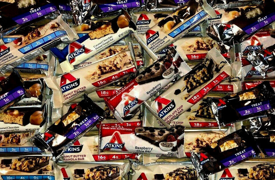 50 Atkins Advantage Protein Snack Bars (Assorted Flavors)