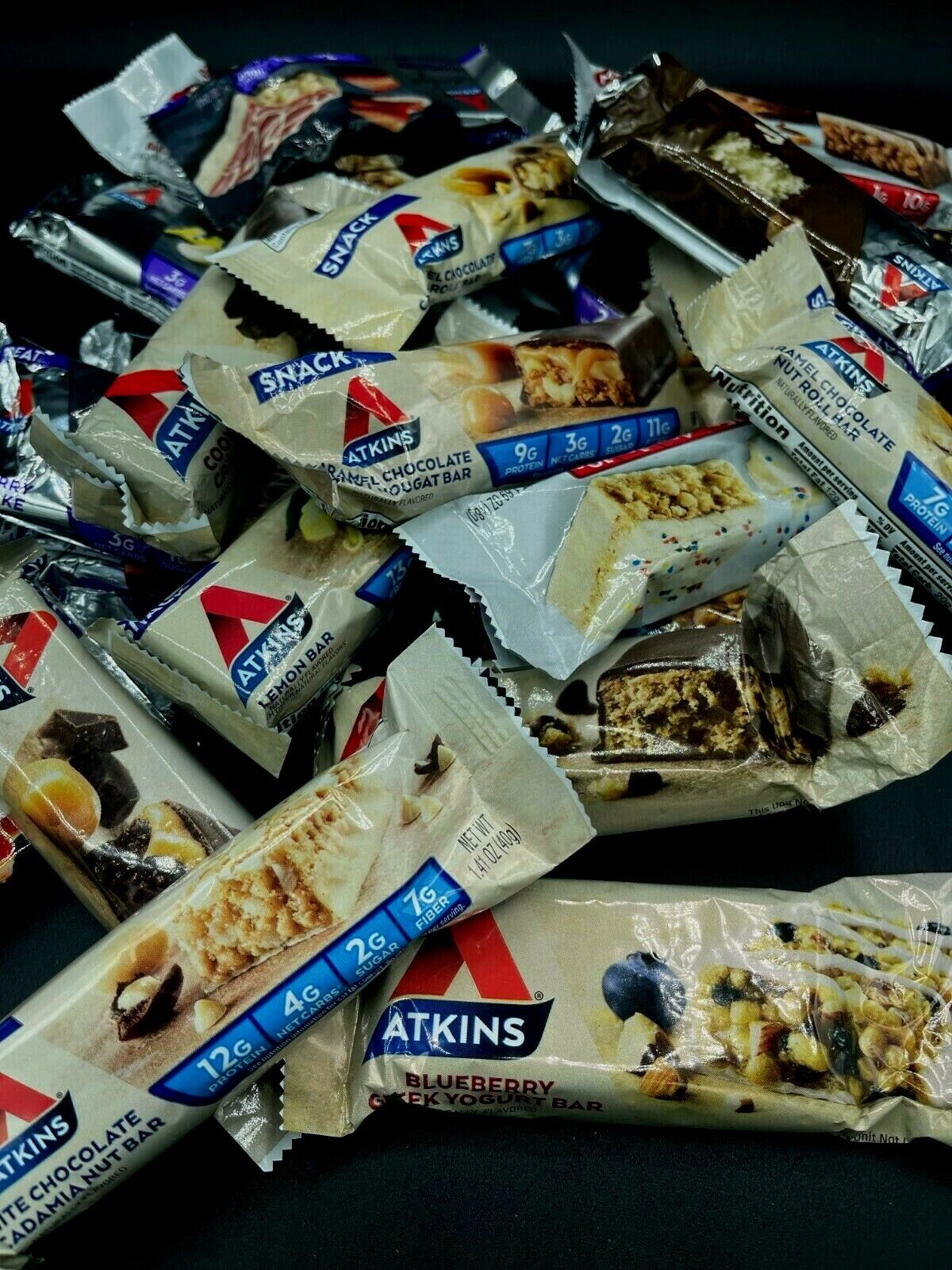 50 Atkins Advantage Protein Snack Bars (Assorted Flavors)