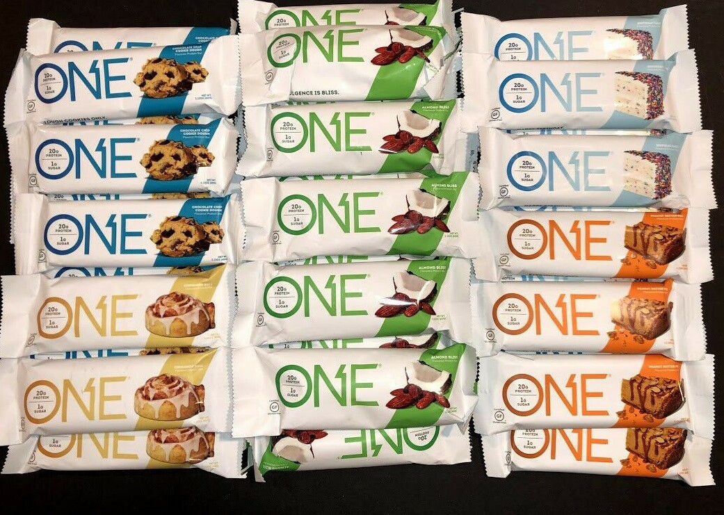 45 Flavors: 20g One Protein Bar GF