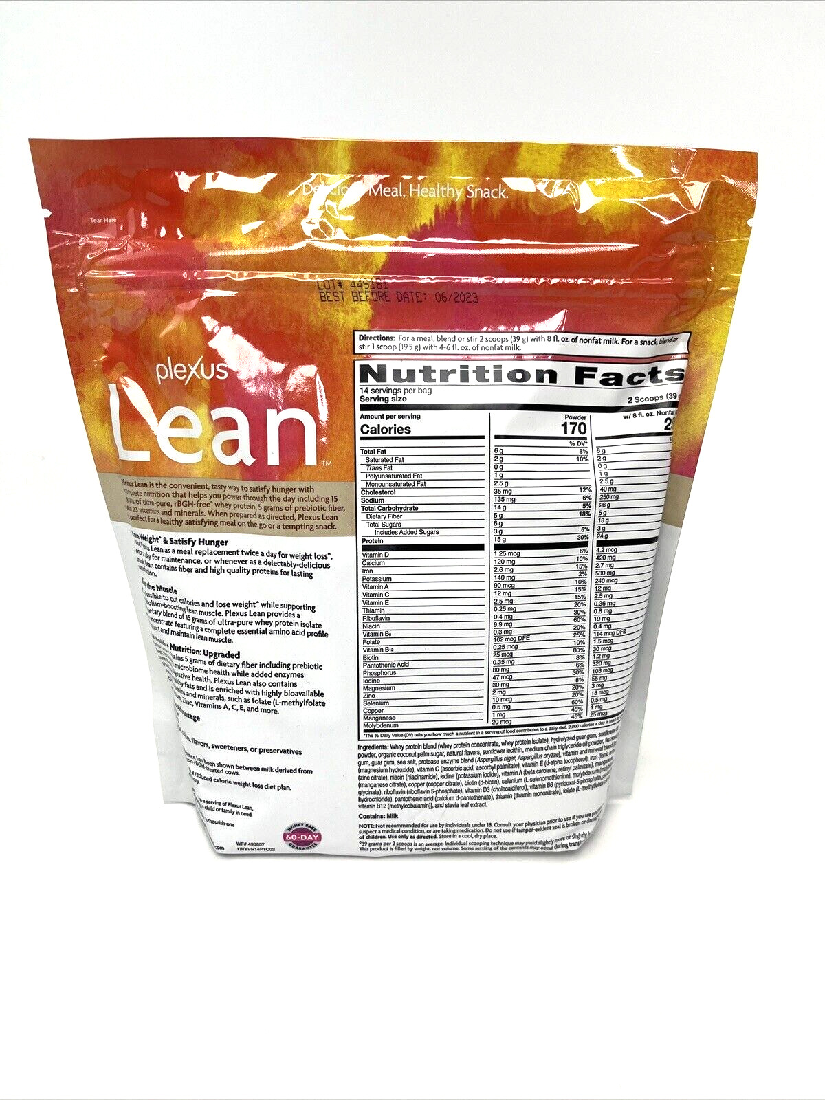 Vanilla Lean Whey Meal Replacement Powder - 4 Pack