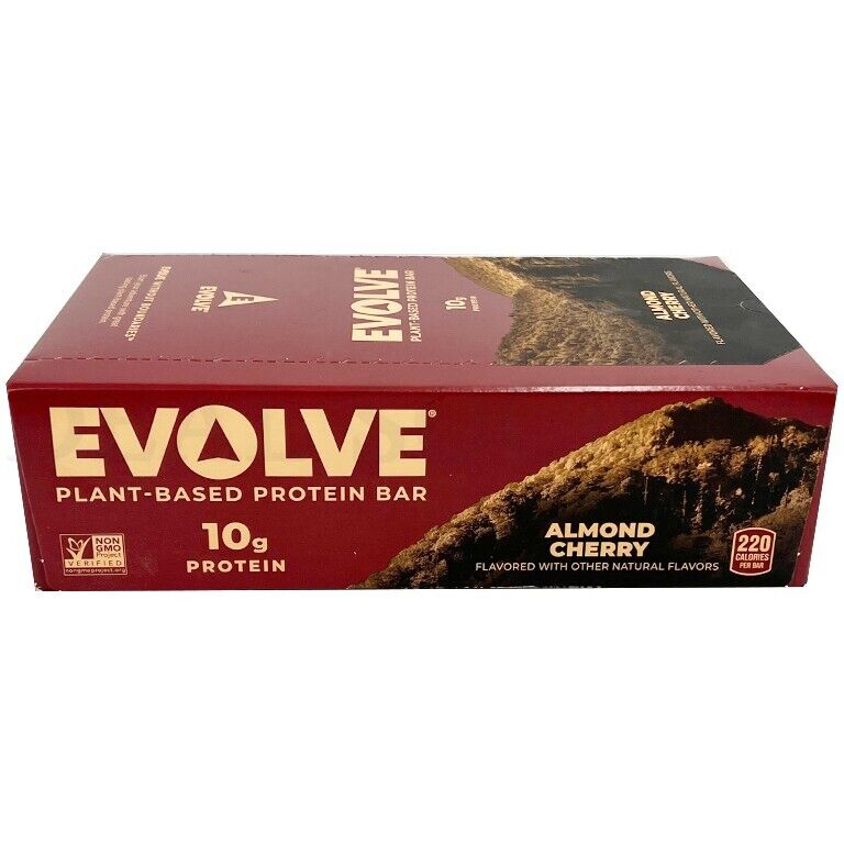 24 Evolve Plant-Based Almond Cherry Bars