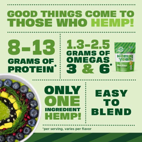 Organic Hemp Max Fiber Protein Powder