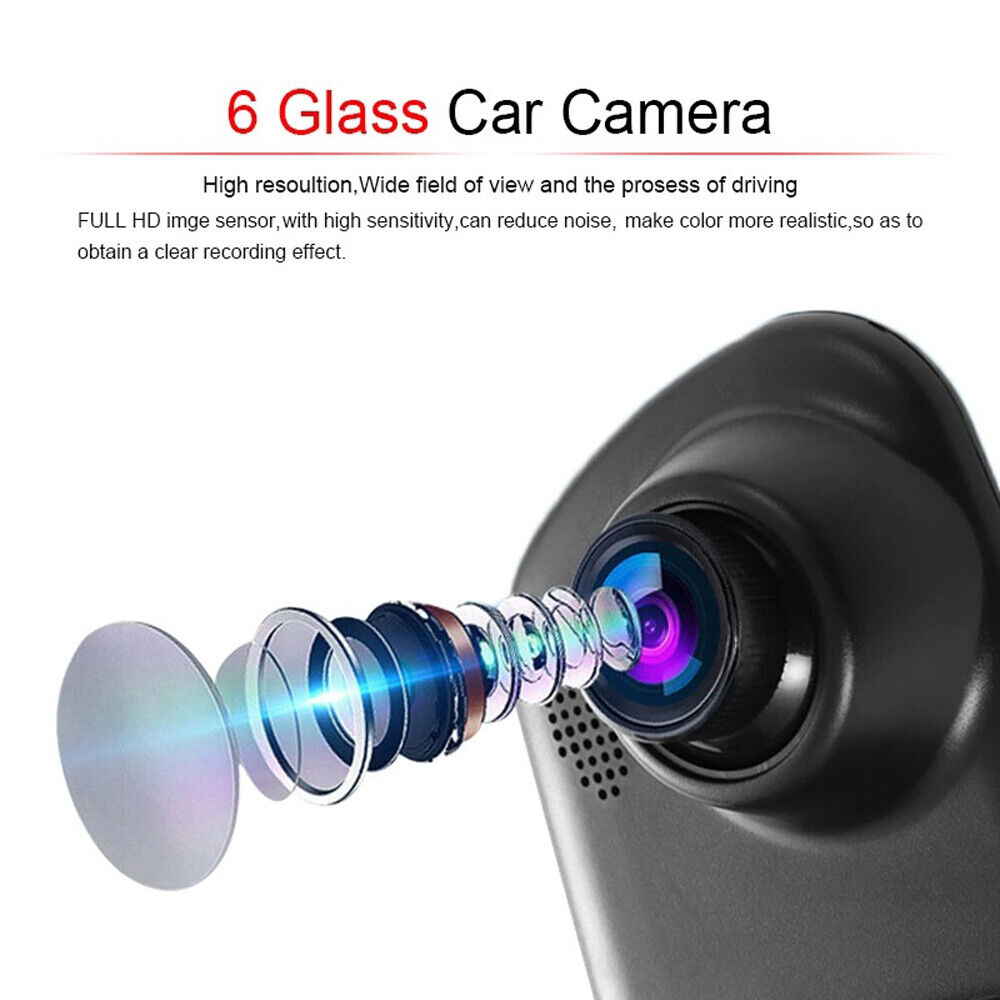 1080P HD Dual Dash Cam Car DVR Front Rear Camera