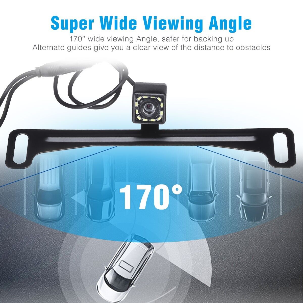 Waterproof Car Rear View Camera Reverse Parking 12LED