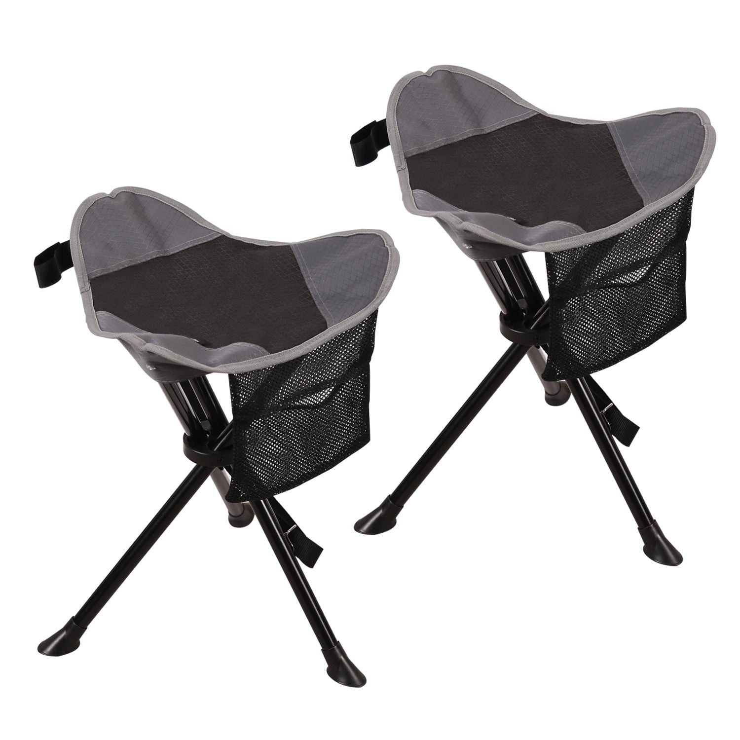 Lightweight Portable Folding Camping Stool 300lb, 2 Pack