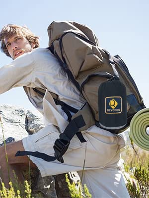 Qevooon Portable Camping Hammock with Net and Straps