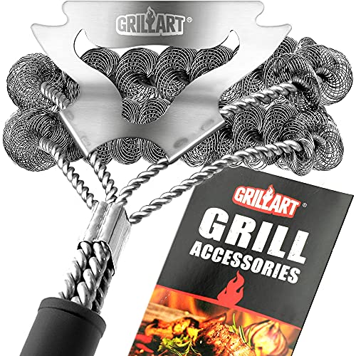GRILLART Bristle-Free BBQ Grill Cleaner Brush