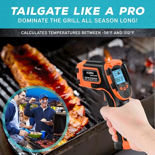 KIZEN Infrared Thermometer Gun - Handheld Heat Temperature Gun