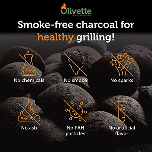 Organic Charcoal Briquettes: 100% Recycled from Olive Trees