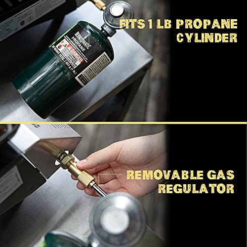 Portable Gas Grill Griddle for Outdoor BBQ