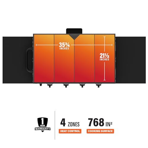 Blackstone Gas Griddle 36" BBQ Grill with Side Shelf