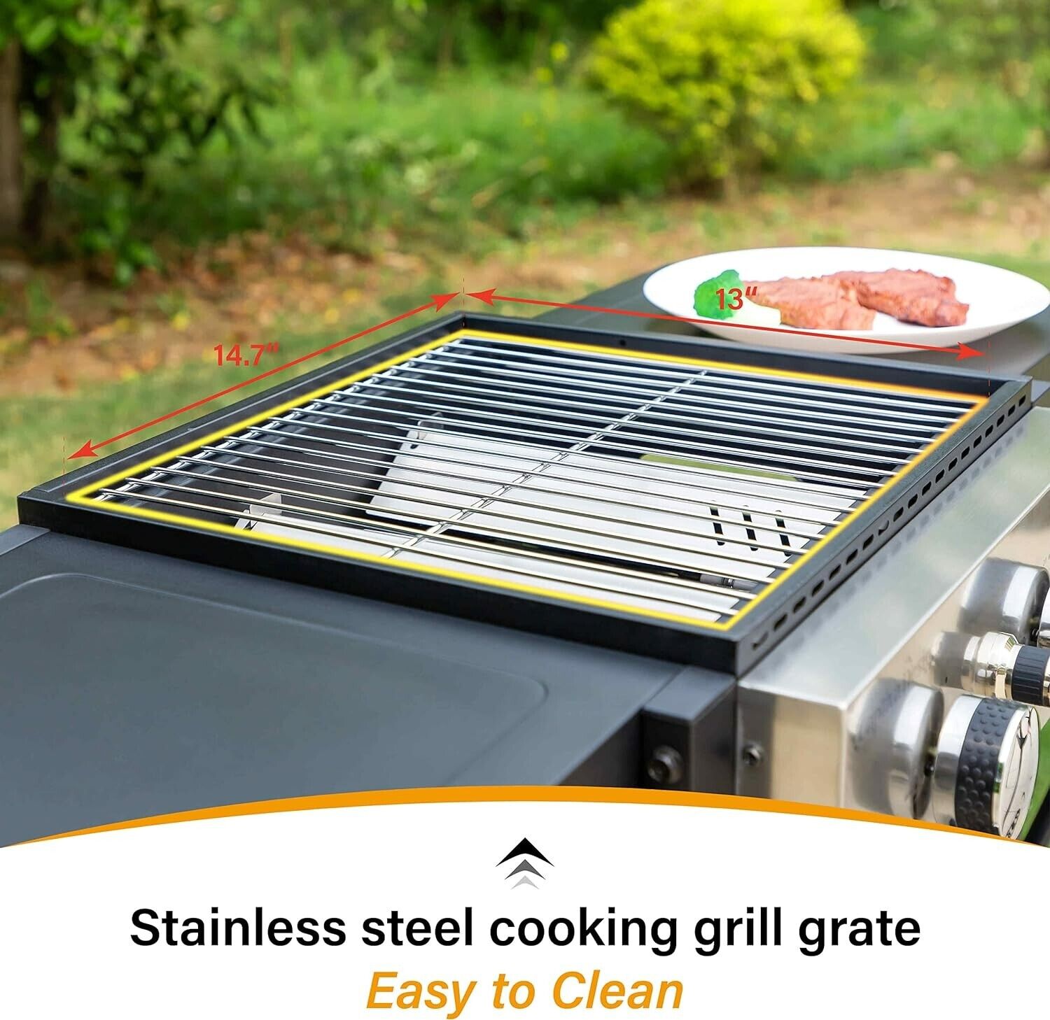 Gas Grill and Griddle Combo for Outdoor BBQ