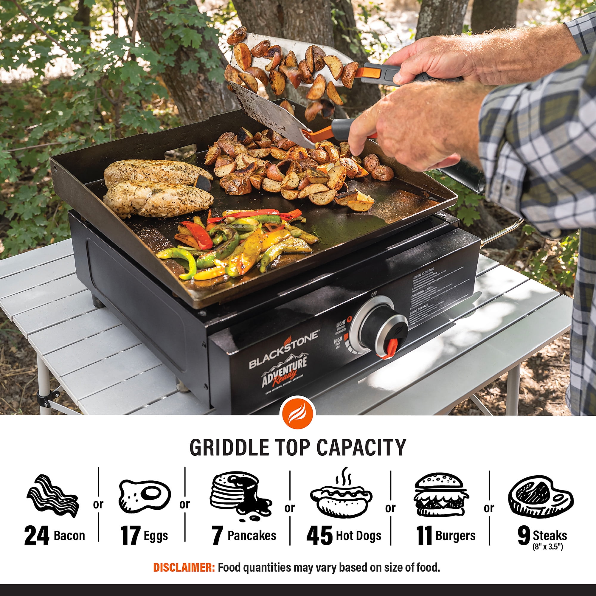 Blackstone 17" Tabletop Propane Griddle - Adventure Edition