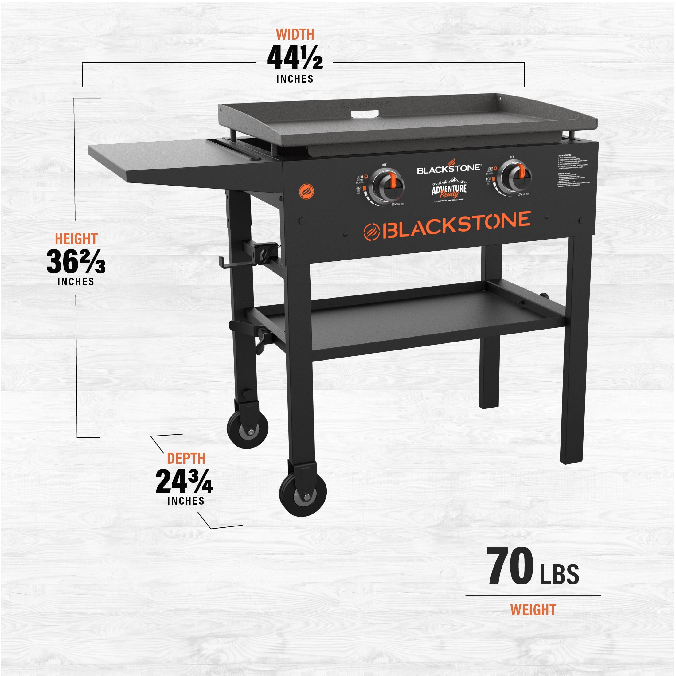 Blackstone 2-Burner 28" Griddle Cooking Station
