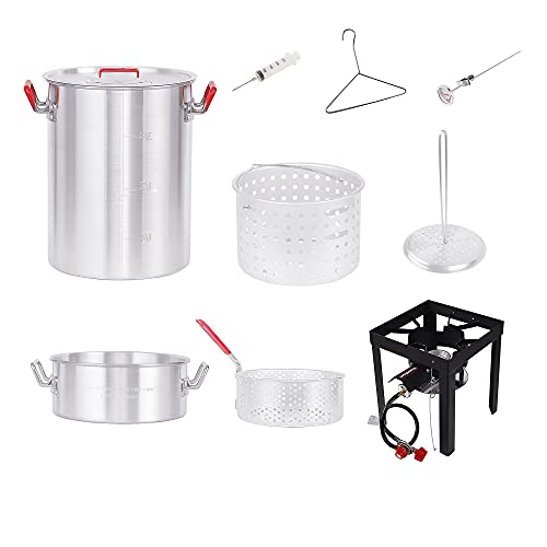 CreoleFeast Propane Turkey and Fish Fryer Set