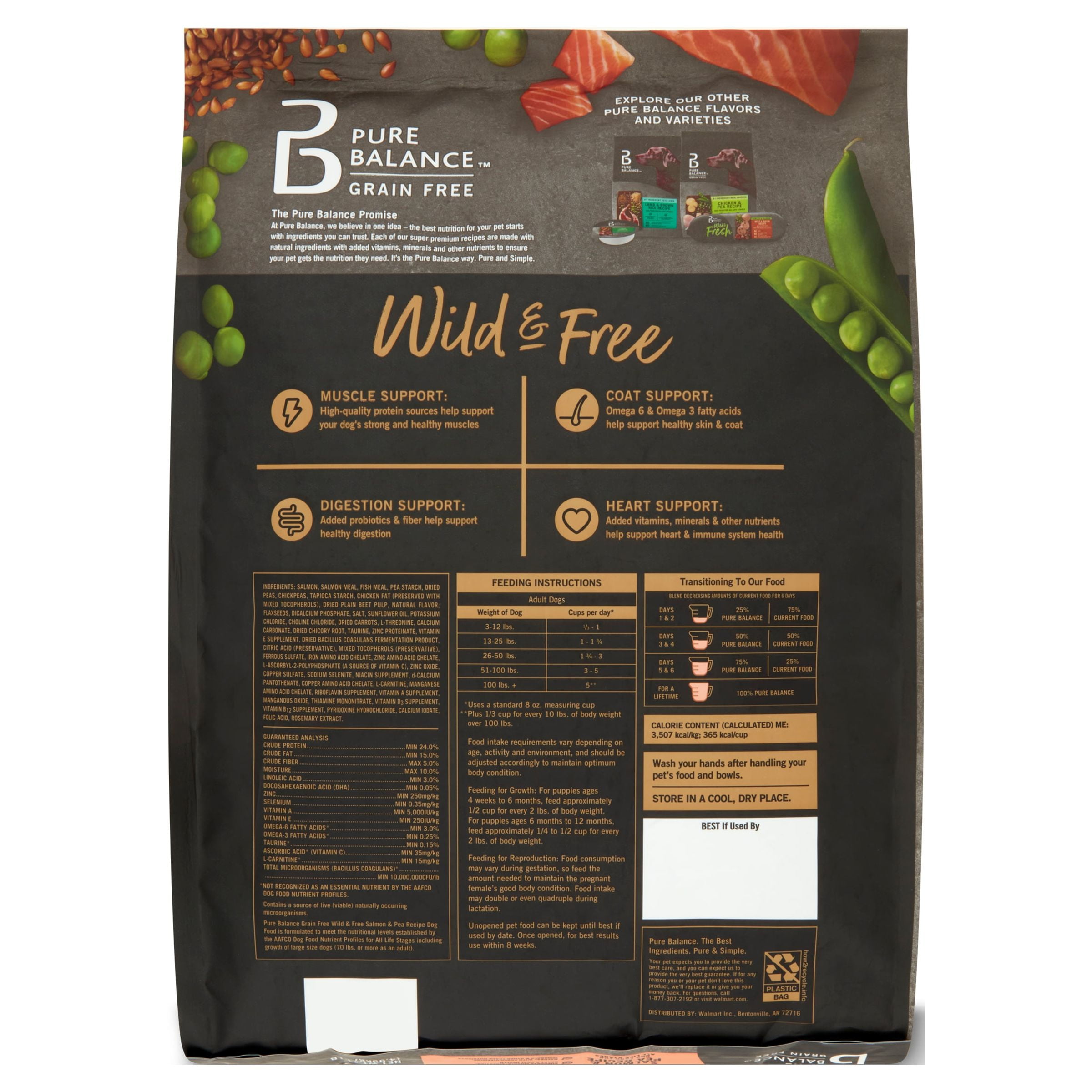 Wild & Free Salmon & Pea Dog Food