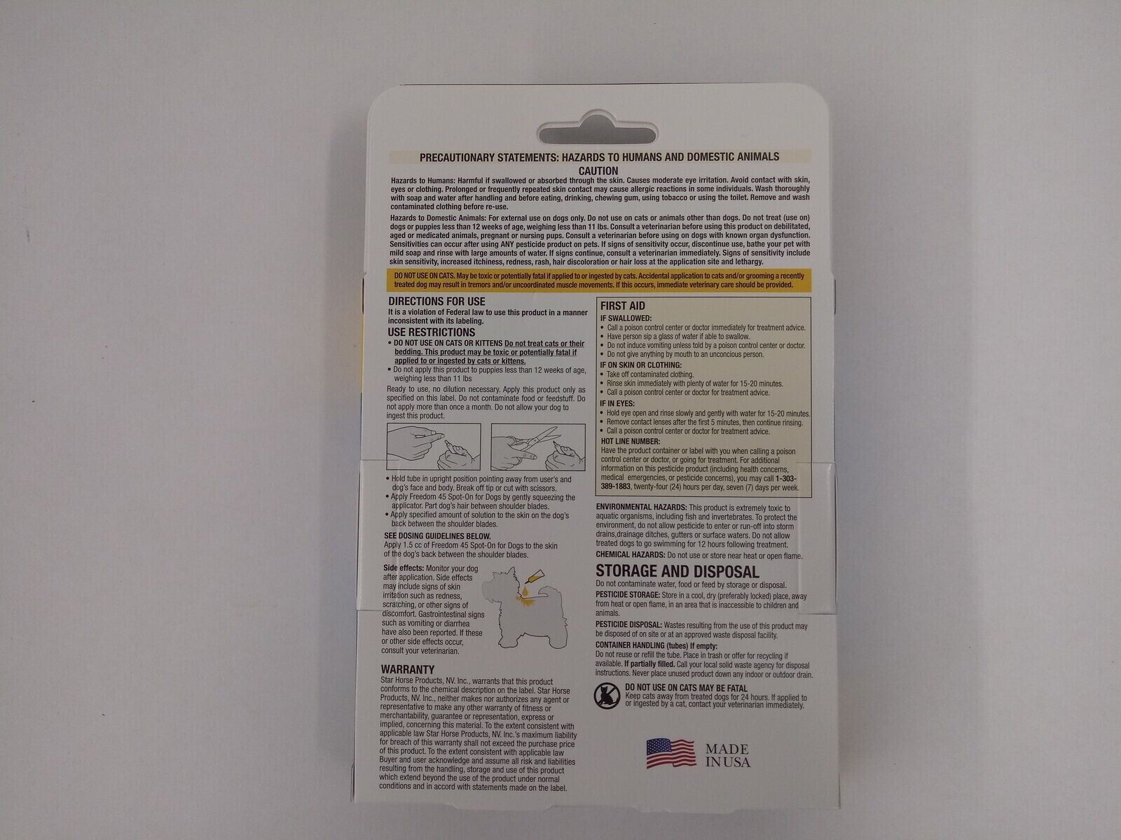 Flea & Tick Prevention - Small Dogs (6 pack)