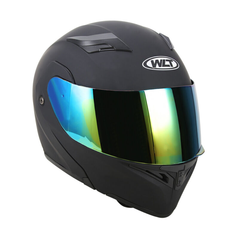 Modular Full Face Dual Visor Helmet for Motorcycles