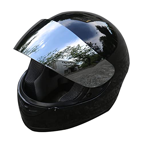 TCT-MOTORPARTS Full Face Helmet with Sun Shield - XL