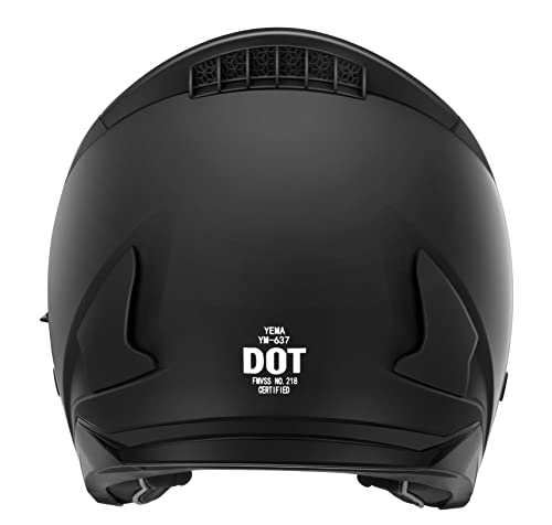 YEMA YM-637 DOT Approved Open Face Motorcycle Helmet