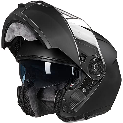 ILM Modular Full Face Helmet - Matte Black