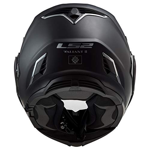 LS2 Valiant II Blackout Modular Helmet - Large