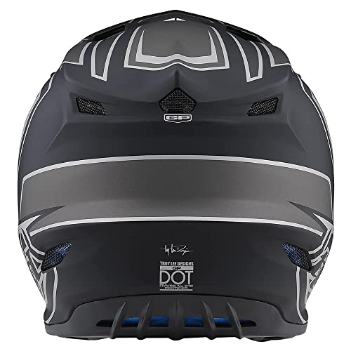 GP Ritn Motocross Helmet - Black/Gray, SM