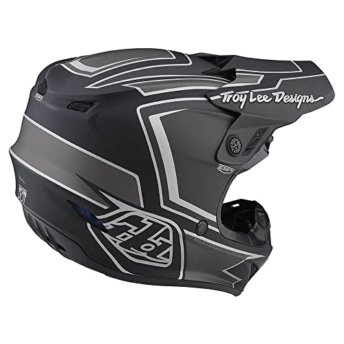 GP Ritn Motocross Helmet - Black/Gray, SM