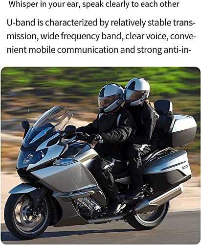 Soffria Bluetooth Motorcycle Helmet Intercom + Stereo Music